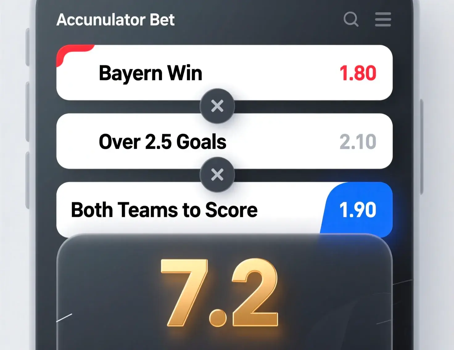 Advanced accumulator betting strategy diagram showing correlated selections and probability calculations
